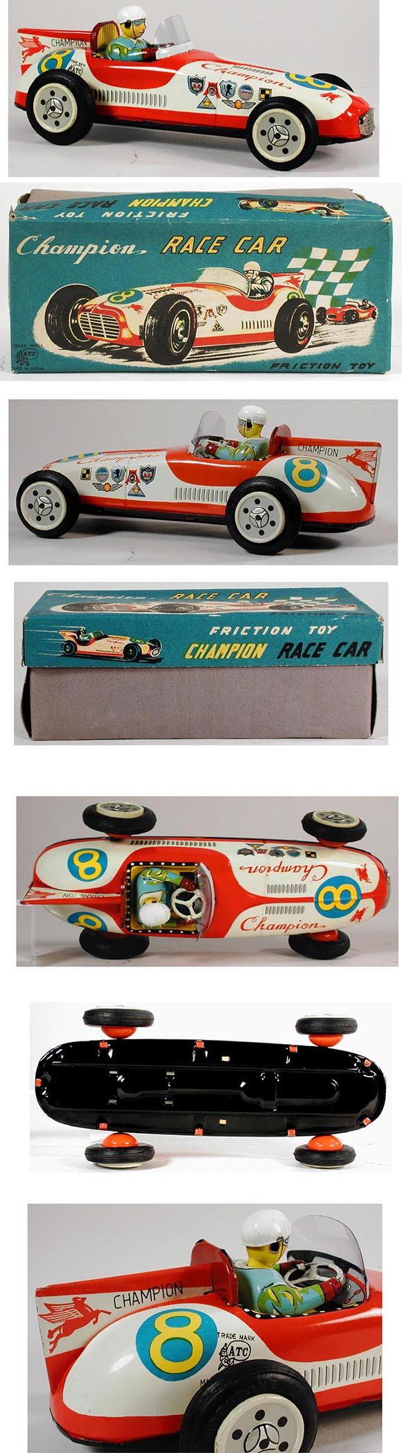 c.1960 Asahi, #8 Champion Race Car in Original Box